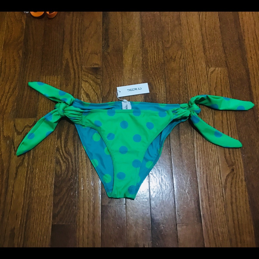New Tie side Tigerlily Bikini bottom REVERSIBLE
